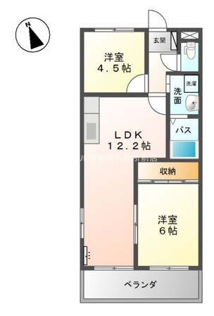 グレースタウンⅡの物件間取画像